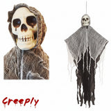 Horror Skull Hanging Halloween Prop