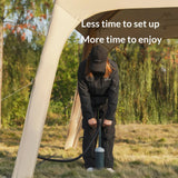 NNEOBA Inflatable Camping Tent 4–6 Person Easy Setup All-Season Dome