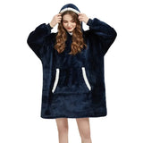 NNEOBA Oversized Plush Blanket Hoodie