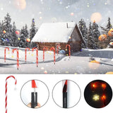 8PCS Solar Candy Cane Garden Lights