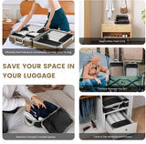 6-Piece Compression Packing Cubes Travel Organizer Set with Shoe Bag