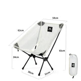 NNEOBA 2pcs Outdoor Moon Chairs White