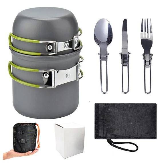 NNEOBA Portable Camping Cookware Set