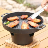 NNEOBA Detachable Camping Alcohol Stove Black