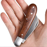 NNEOBA Folding Grafting Knife Brown