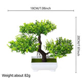 Artificial Decor Potted Mini Tree Plant 18 × 20 cm