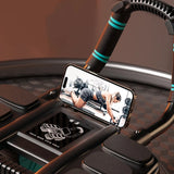 NNEOBA Six-Wheel Abdominal Exercise Roller Automatic Rebound Black