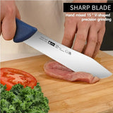 NNEOBA 3-Piece Stainless Steel Boning Knife Set Precision Kitchen Knives Blue
