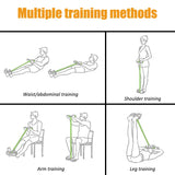 NNEOBA Multifunction Chest Developer Spring Expander