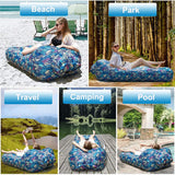 NNEOBA Portable Inflatable Sofa Bed - Outdoor Lazy Chair, Waterproof Lounger