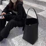 Women's Lychee Pattern Bucket Tote Bag