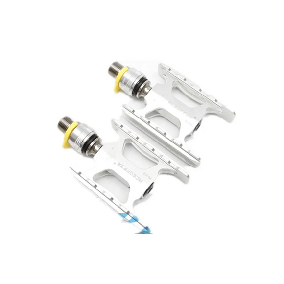NNEOBA Ultralight Quick Release Pedals for Brompton Bike Silver