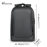 NNEOBA 15.6-Inch Travel Laptop Backpack Dark Grey