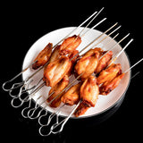 NNEOBA Grill Cage & Skewer Set Silver