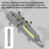 NNEOBA Large Water-Resistant Top Tube Bike 2.1L Extra-Long Frame Bag Yellow