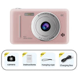 NNEOBA Retro Pocket Digital Camera Pink