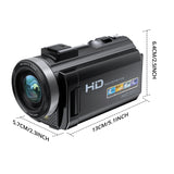 NNEOBA Digital HD Camera with Rotating Screen with 32G Card Black