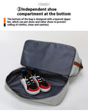 NNEOBA Short Travel Gym Duffel Bag Grey