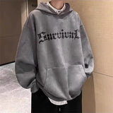 NNEOBA Gothic Spider Graphic Oversized Hoodie