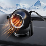 NNEOBA 12V 120W Portable Car Heater Defroster Fan Black