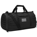 NNEOBA 40L Tactical Sports Gym Travel Duffel Bag Black