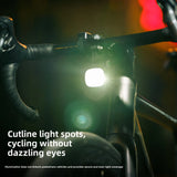 NNEOBA 1000 Lumen USB Rechargeable Front Bike Light 5000mAh Set 2 Black