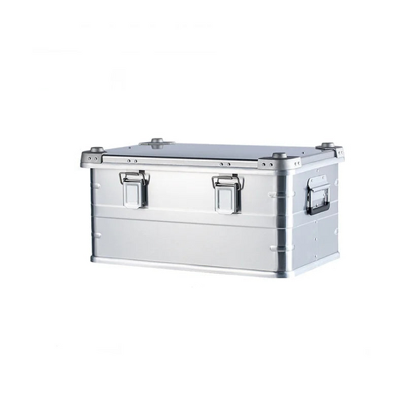 NNEOBA 50L Outdoor Aluminum Alloy Storage Box Silver