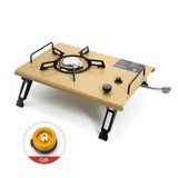 NNEOBA Camping Gas Stove Folding Burner with IGT Table Khaki