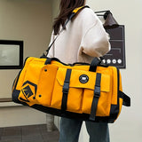 NNEOBA Travel Backpack with Wet/Dry Separation Yellow