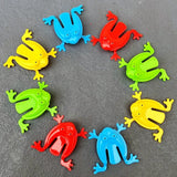 30 Pcs Mini Jumping Frog Fidget Toys Plastic Bounce Party Favours