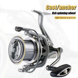 NNEOBA Spinning Fishing Reel 25KG Max Drag 10000 Series Silver