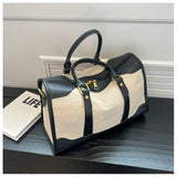 NNEOBA Vintage Travel Fitness Handbag Black
