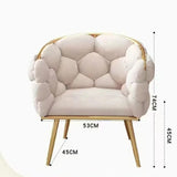 NNEOBA Modern Nordic White Dining Chair