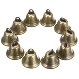 10pcs Vintage Bronze Jingle Bells 38mm Iron Tinplate