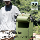 NNEOBA Camping Folding Chair with Detachable Pillow Green
