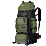 NNEOBA 90L Tactical Camping Backpack Military-Style Green