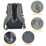 NNEOBA Tactical Molle Backpack Waterproof Grey