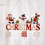 Wooden Santa Claus Gnome Hanging Ornament Door & Tree Decoration