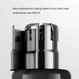 NNEOBA Rechargeable Electric Nose Hair Trimmer Portable Painless Clipper Black