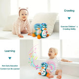 NNEOBA Baby Crawling Toys Musical Penguin