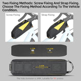 NNEOBA 1.2L Top Tube Bike Bag Leg-Free Design Yellow