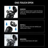 Men's 3D Electric Shaver IPX7 Waterproof Razor