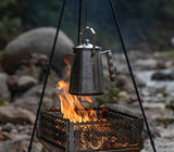 NNEOBA Camping Tea Kettle 1.86L with Titanium Plating Silver