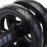 NNEOBA 15cm Double-Wheel Abs Roller Non-Slip Silent Core Black