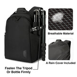 NNEOBA Camera Backpack with Laptop Compartment Black