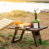 NNEOBA Portable Wooden Table Picnic