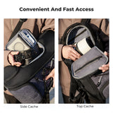 NNEOBA Camera Backpack with Tripod Strap Outdoor Black