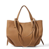 NNEOBA Genuine Leather Soft Tote Bag