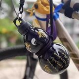 NNEOBA 2pcs 800ml Gourd Water Bottle Black