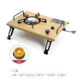 NNEOBA Camping Gas Stove Folding Burner with IGT Table Khaki
